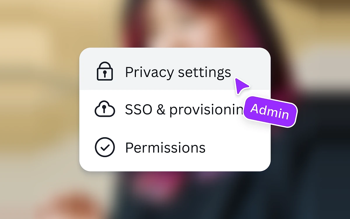Section of Canva's AI page describing privacy and safety controls for Canva AI