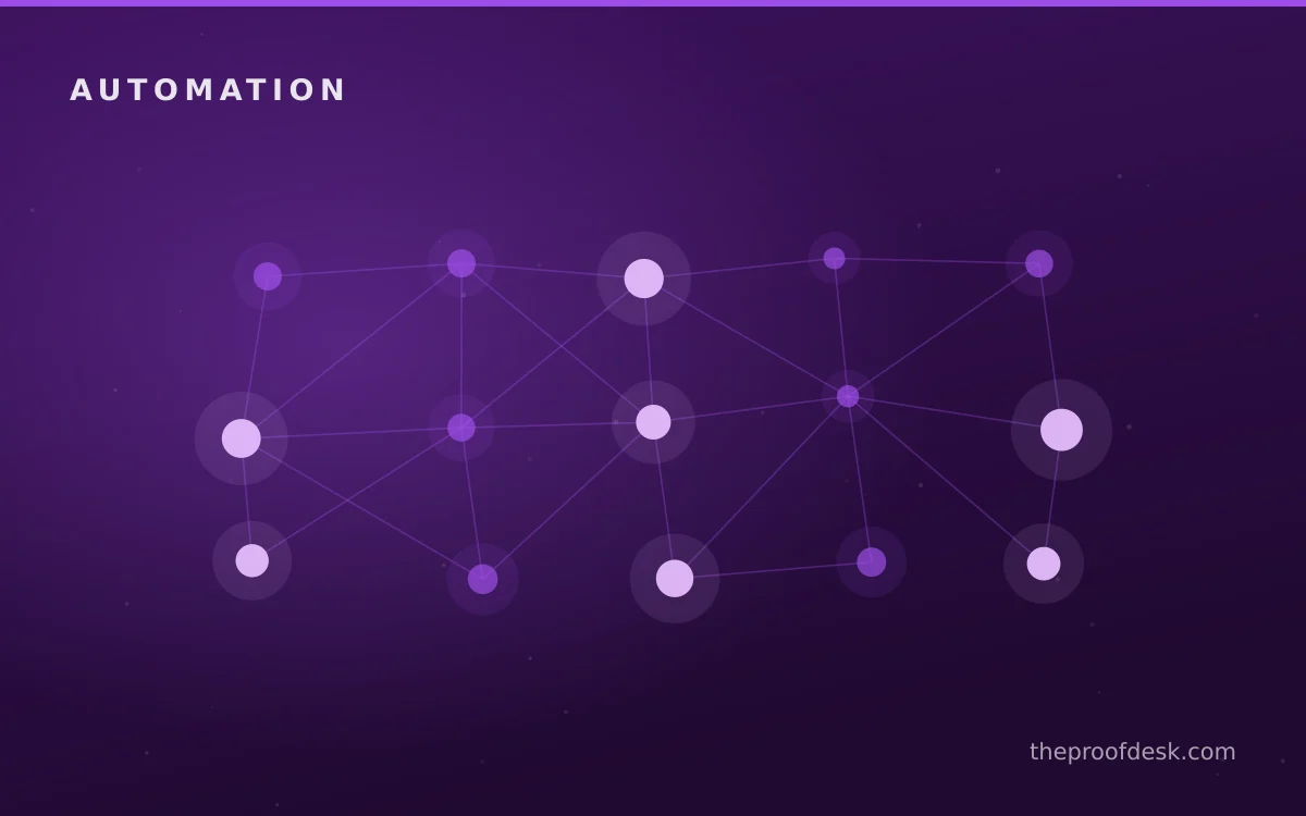 Technical workflow illustration for implementing a Zapier or Make evaluation