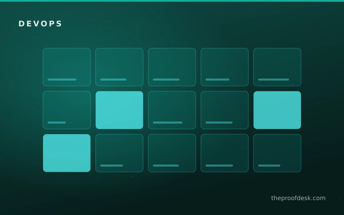 Technical workflow illustration for implementing a maintainable container workflow