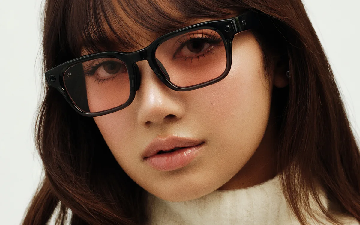 LISA wearing the LISA Edition Meta AI glasses