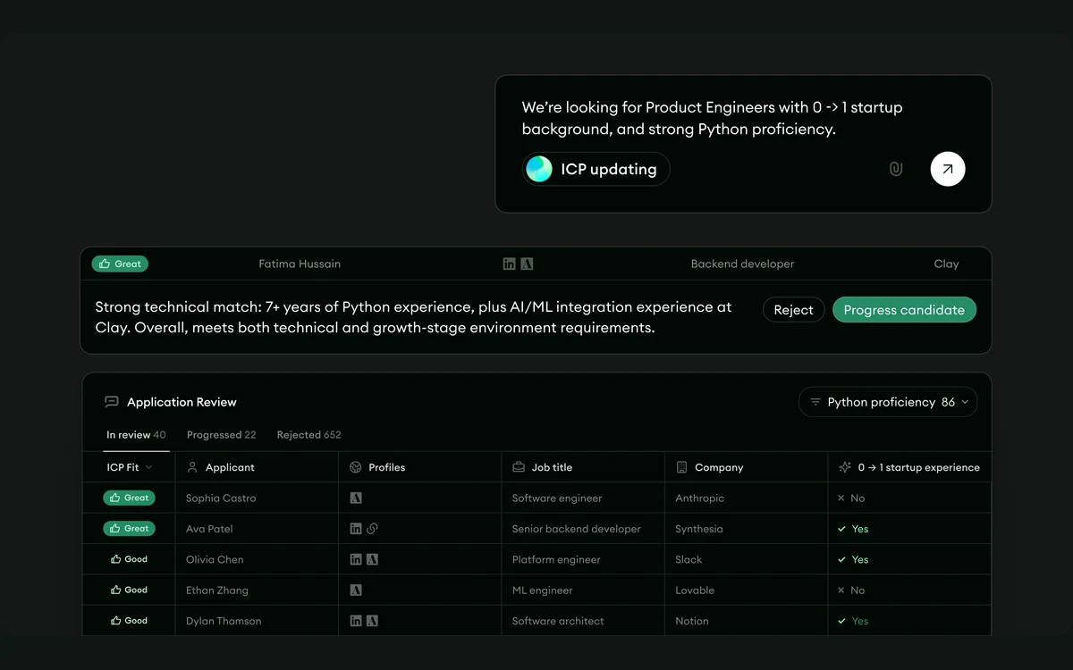 Metaview application review agent prioritizing inbound candidate applications