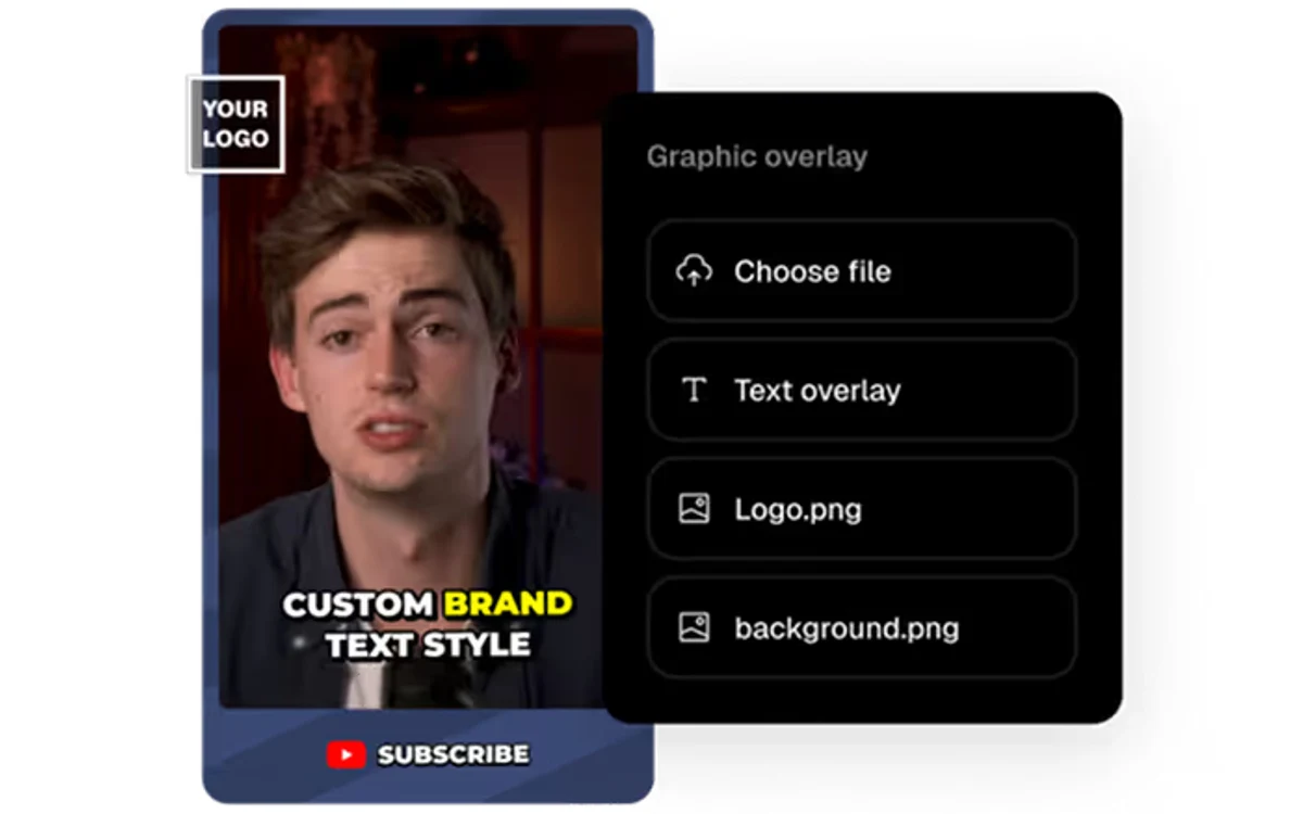 OpusClip brand template customization interface