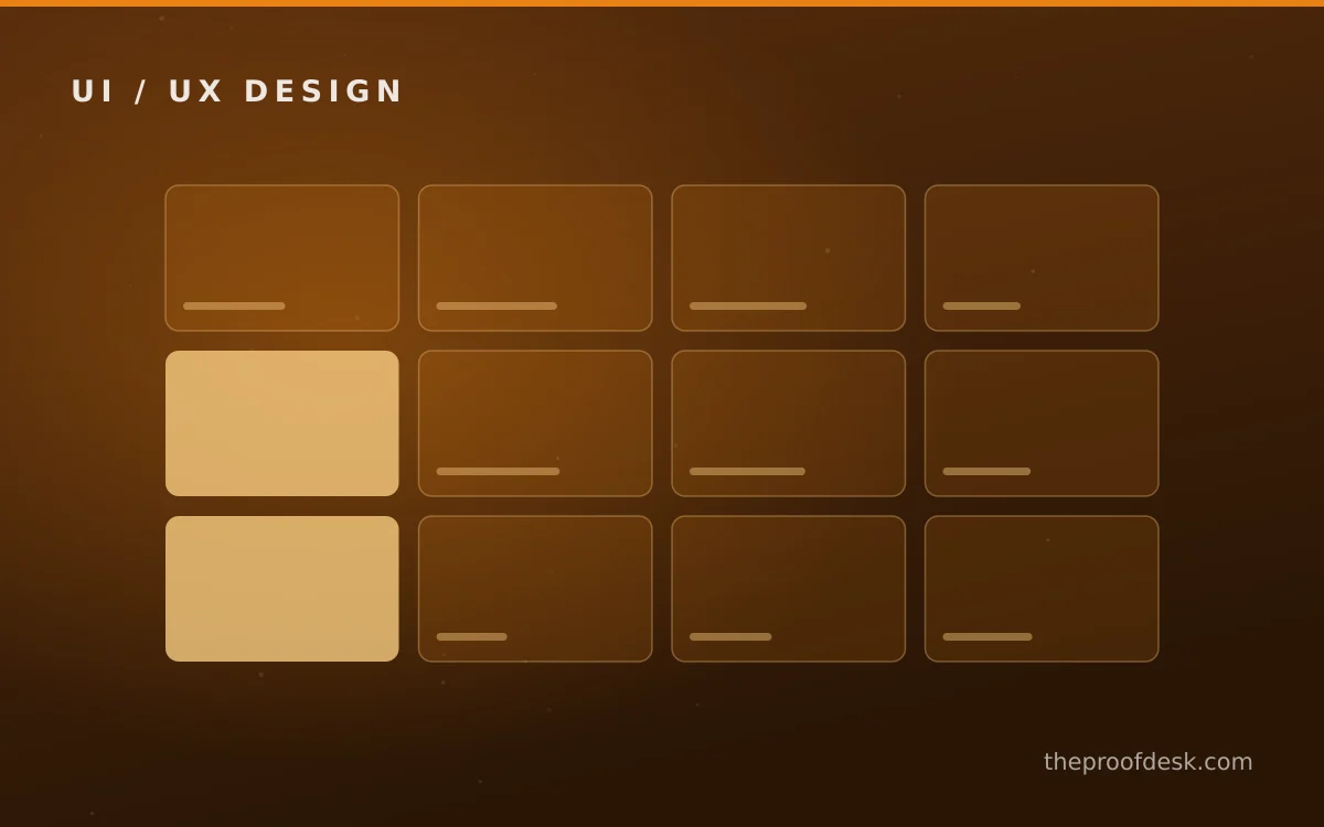 Designer planning color in UI design in a professional product studio