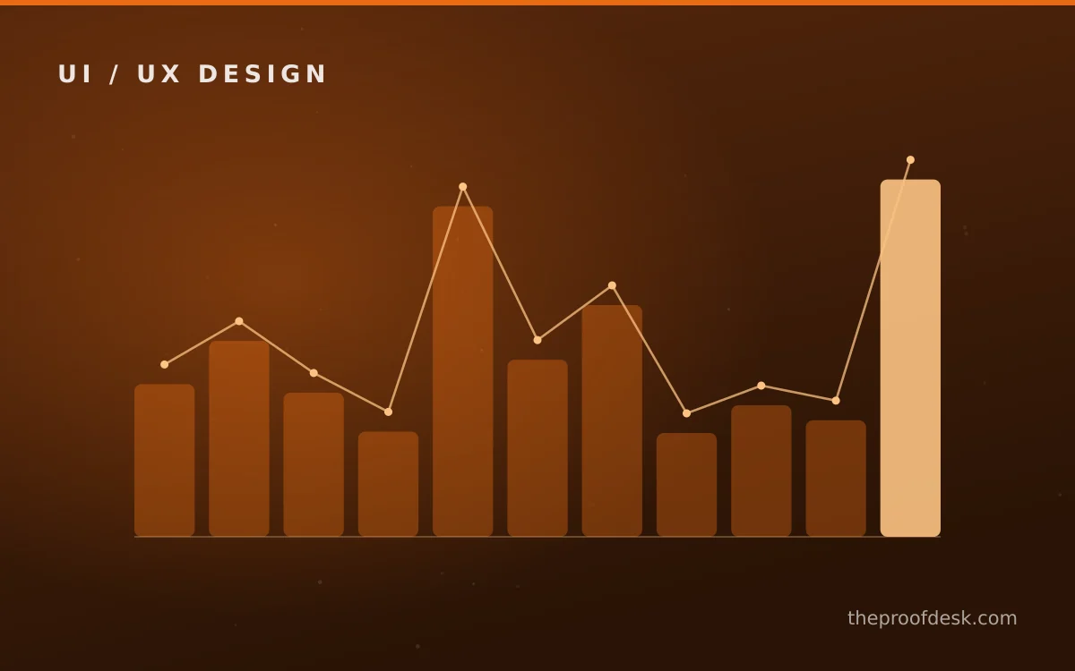 Designer planning design principles for developers in a professional product studio