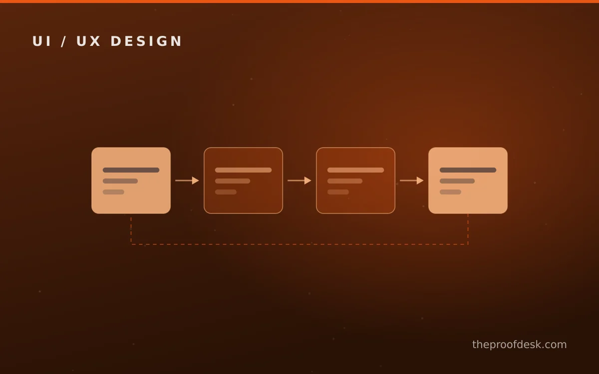 Information hierarchy and responsive interface work for Figma