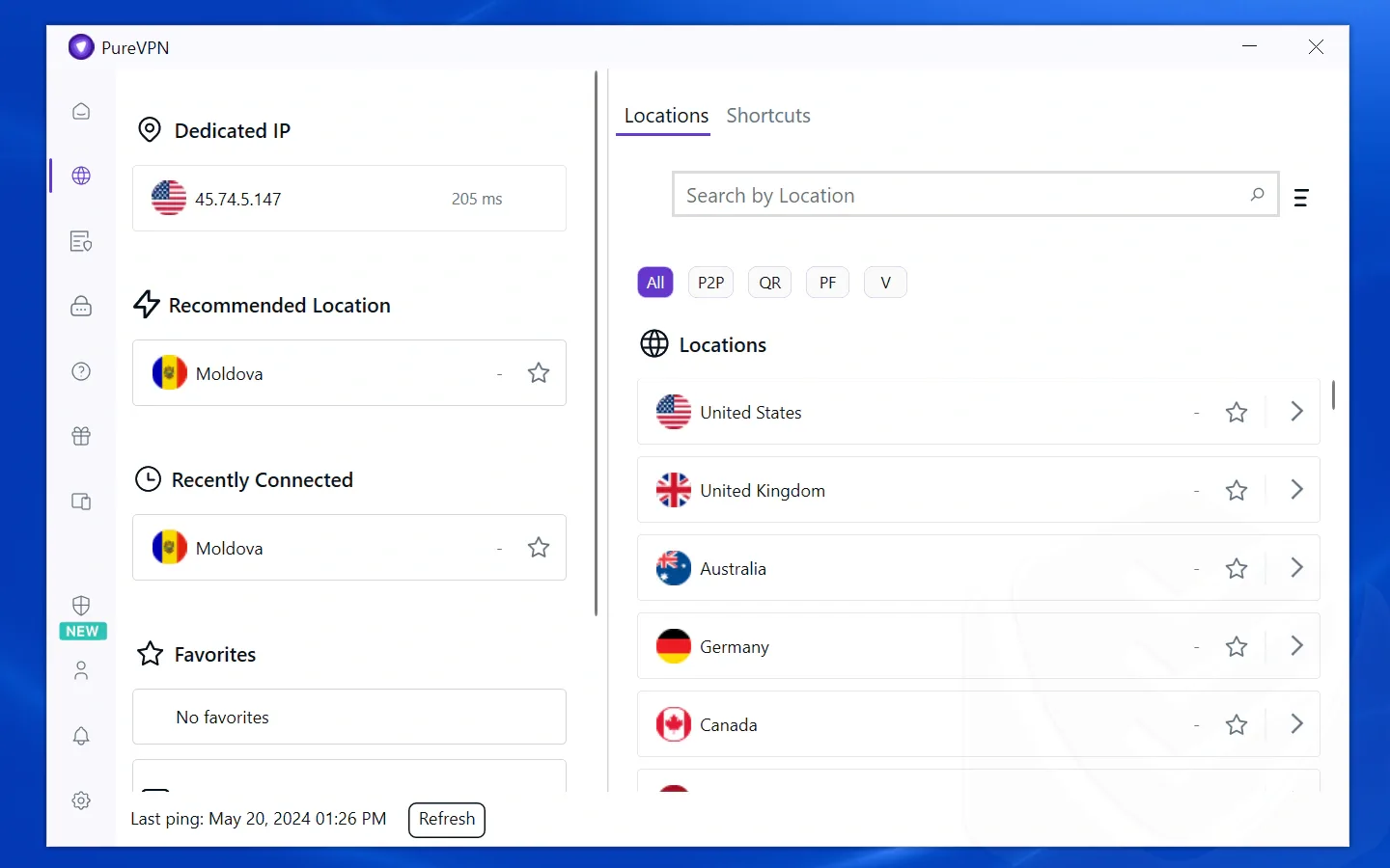 PureVPN security features